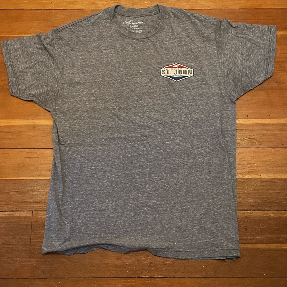 St. John Gray Short Sleeve Tee
